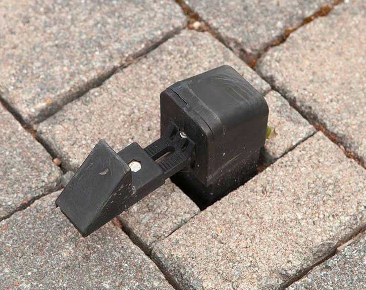 Torfeststeller Ral 9005 Seitenfeststeller für Gartentor - Torfeststeller - anthrazit