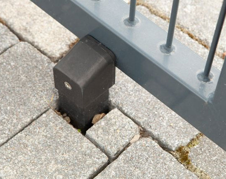 Torfeststeller Ral 9005 Seitenfeststeller für Gartentor - Torfeststeller - anthrazit