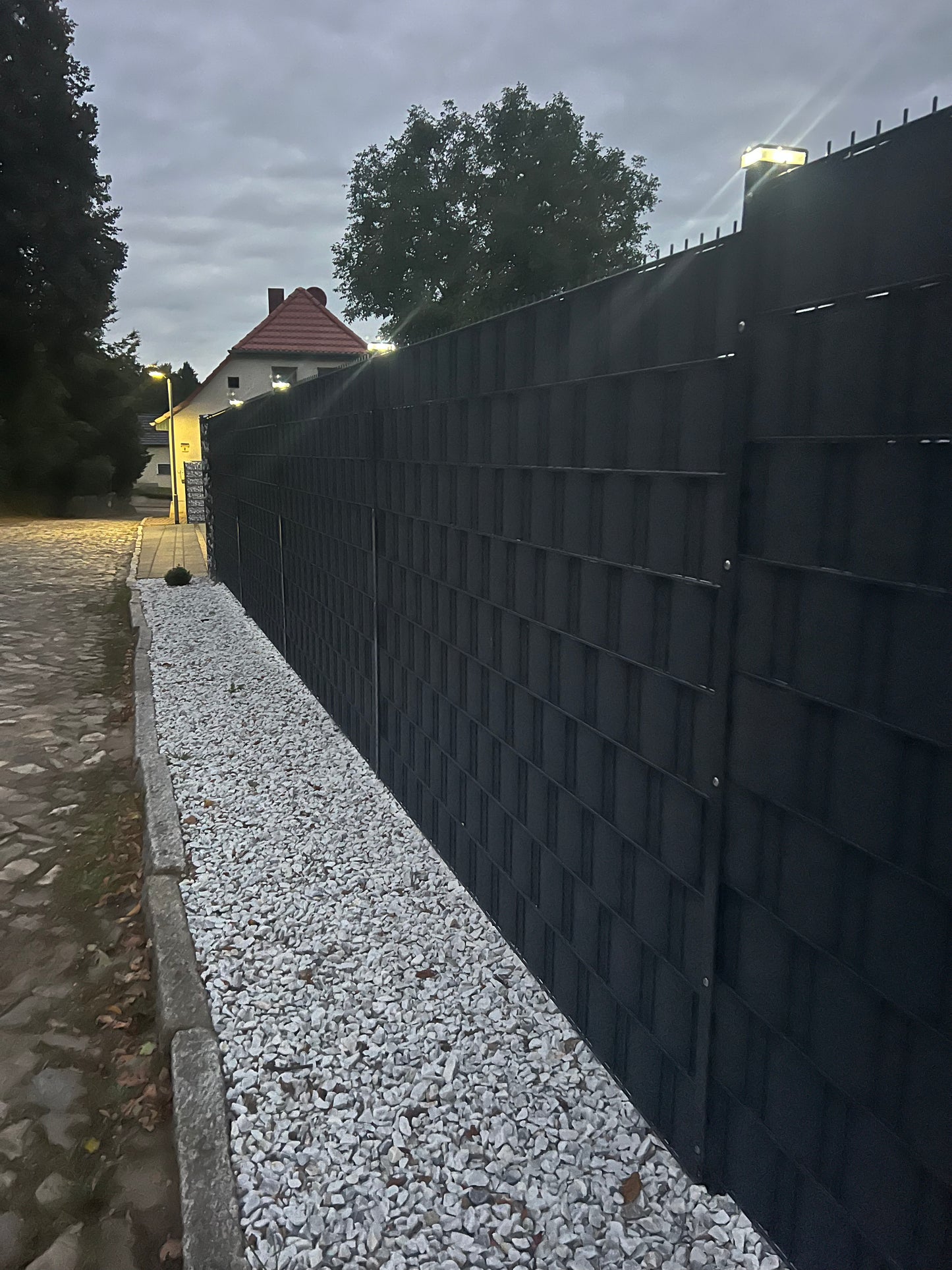 Solarleuchte für Doppelstabmattenzäune Pfosten