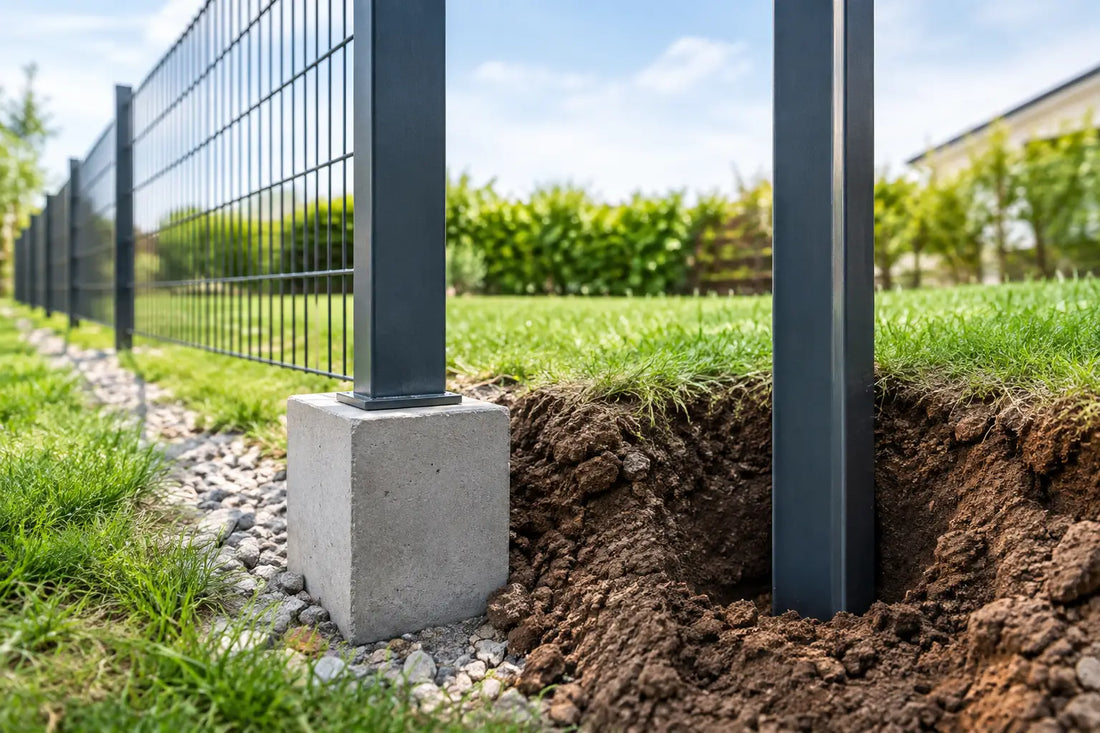 Brauchen Zaunpfosten immer ein Fundament?