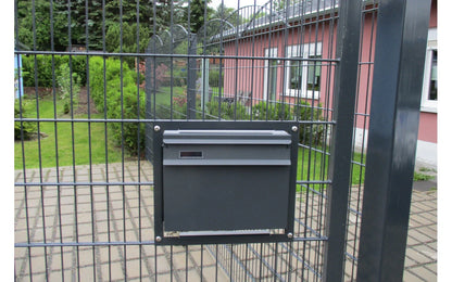 Zaunbriefkasten KORSIKA in RAL 7016 Matt