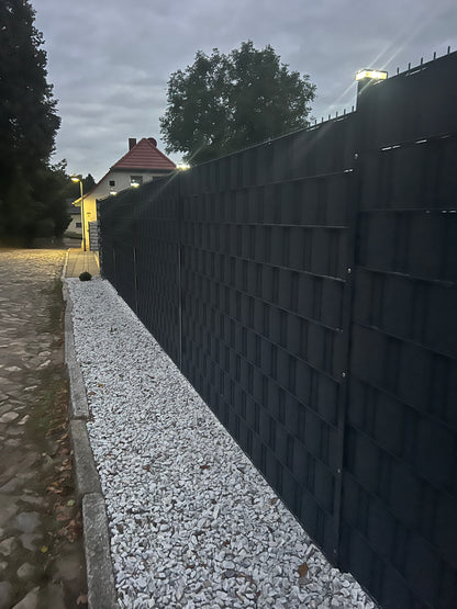 Solarleuchte für Doppelstabmattenzäune Pfosten